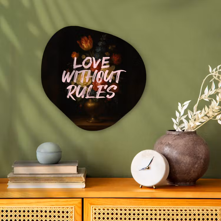 Forme organique - Forex - Amour - Moderne - Fleurs — 2