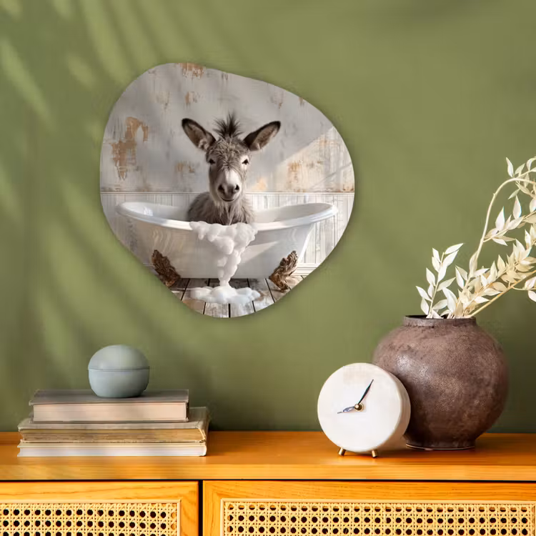Forme organique - Forex - Âne - Animaux - Baignoire - Mousse — 2