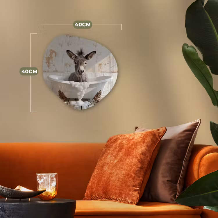 Forme organique - Forex - Âne - Animaux - Baignoire - Mousse — 4