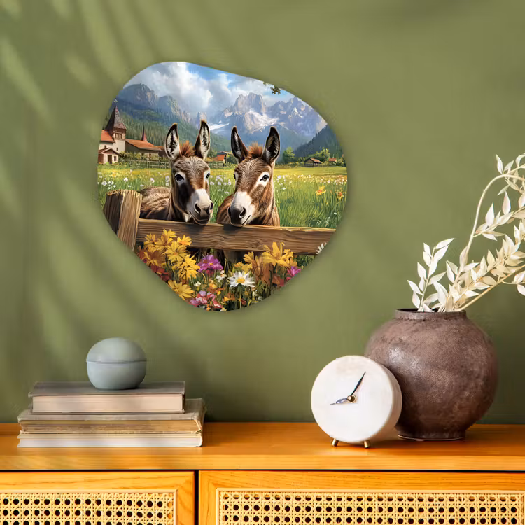 Forme organique - Forex - Ânes - Fleurs - Étés — 2