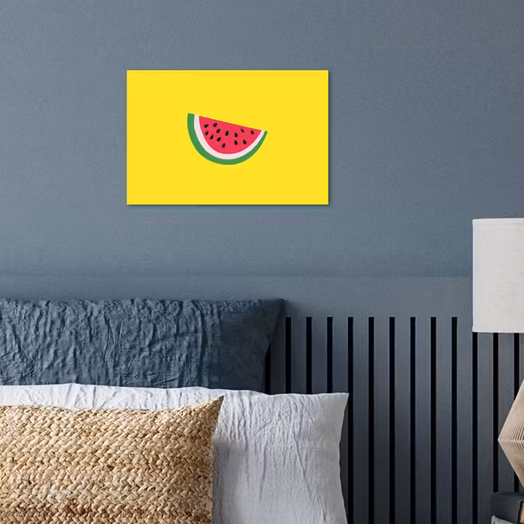 Affiche - Fruit - Pastèque - Jaune — 3
