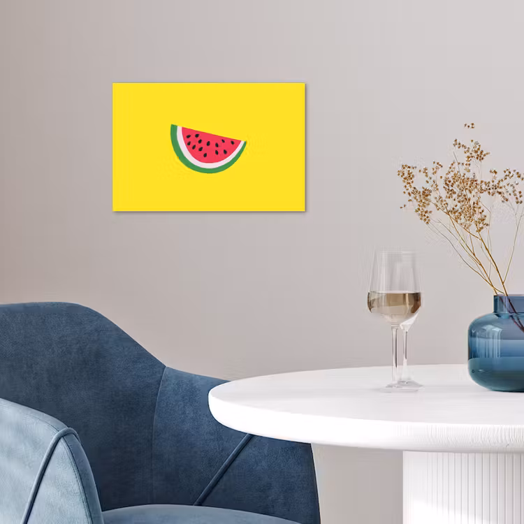Affiche - Fruit - Pastèque - Jaune — 4