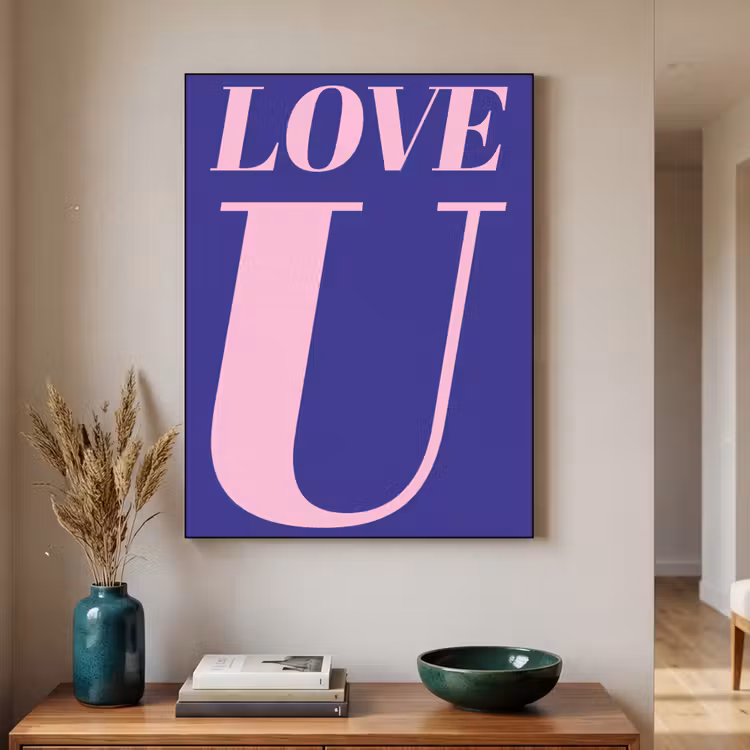 Art Frame - Amour - Bleu - Valentin — 2