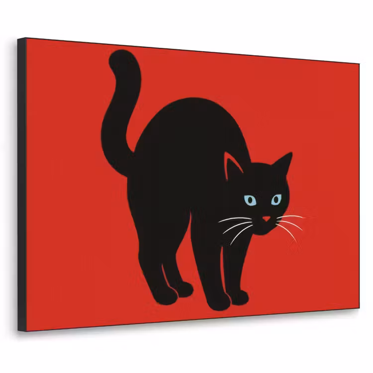 Art Frame - Chat - Noir - Queue — 1
