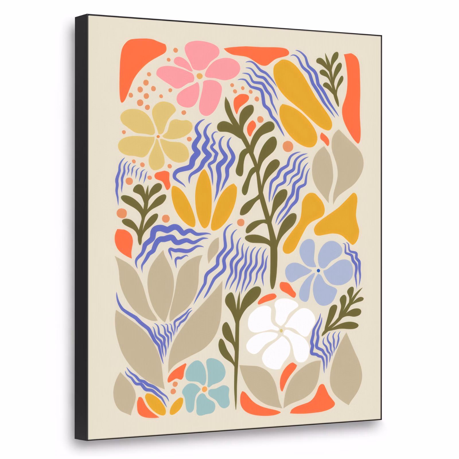 Art Frame - Abstrait - Fleurs - Feuilles — 1