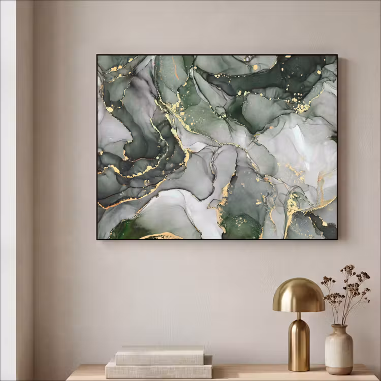 Art Frame - Luxe - Marbre - Vert — 3