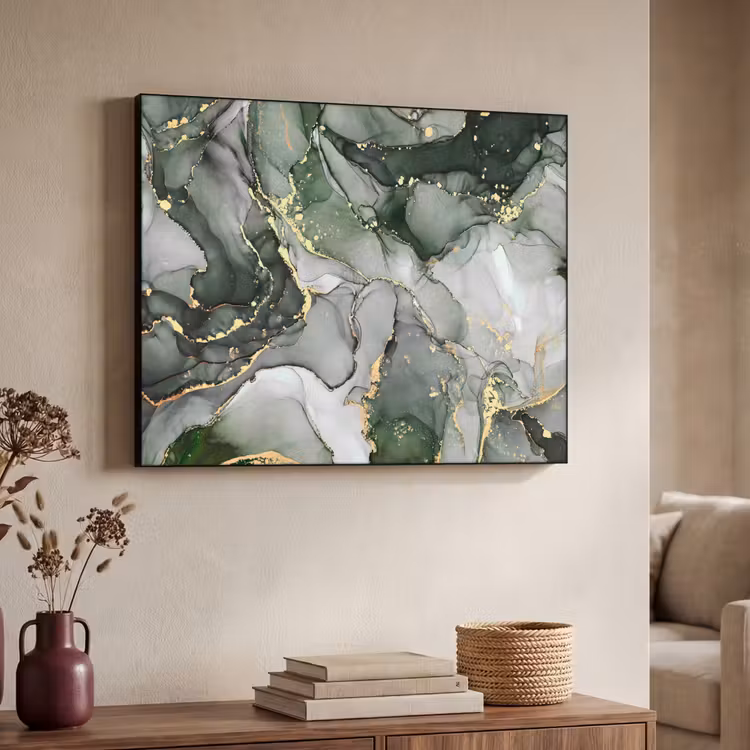 Art Frame - Luxe - Marbre - Vert — 4