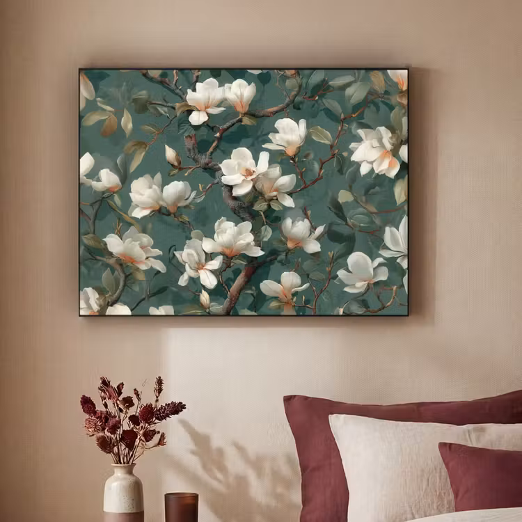 Art Frame - Fleurs - Branches - Blanc - Classique — 2