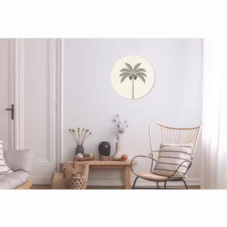 Arbre - Feuilles - Vert - Décoratif - Beige — 2