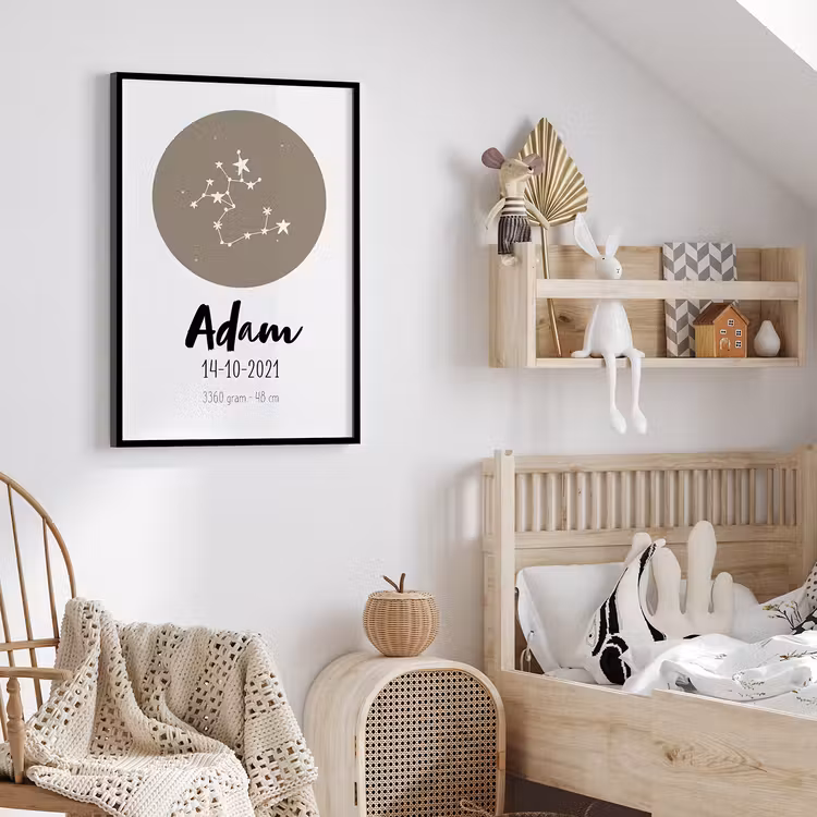 Affiche naissance constellation — 2