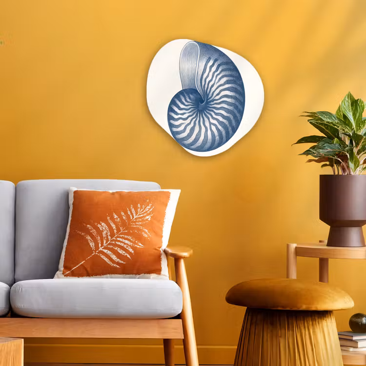 Forme organique - Forex - Bleu - Coquille - Spirale — 3