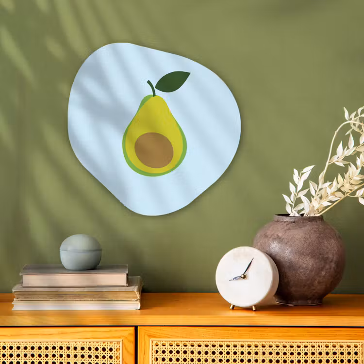 Forme organique - Forex - Avocat - Illustration - Vert - Fruit — 2