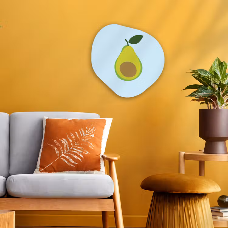 Forme organique - Forex - Avocat - Illustration - Vert - Fruit — 3