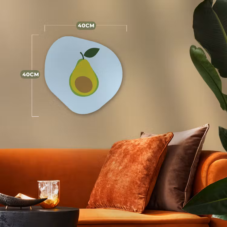 Forme organique - Forex - Avocat - Illustration - Vert - Fruit — 4