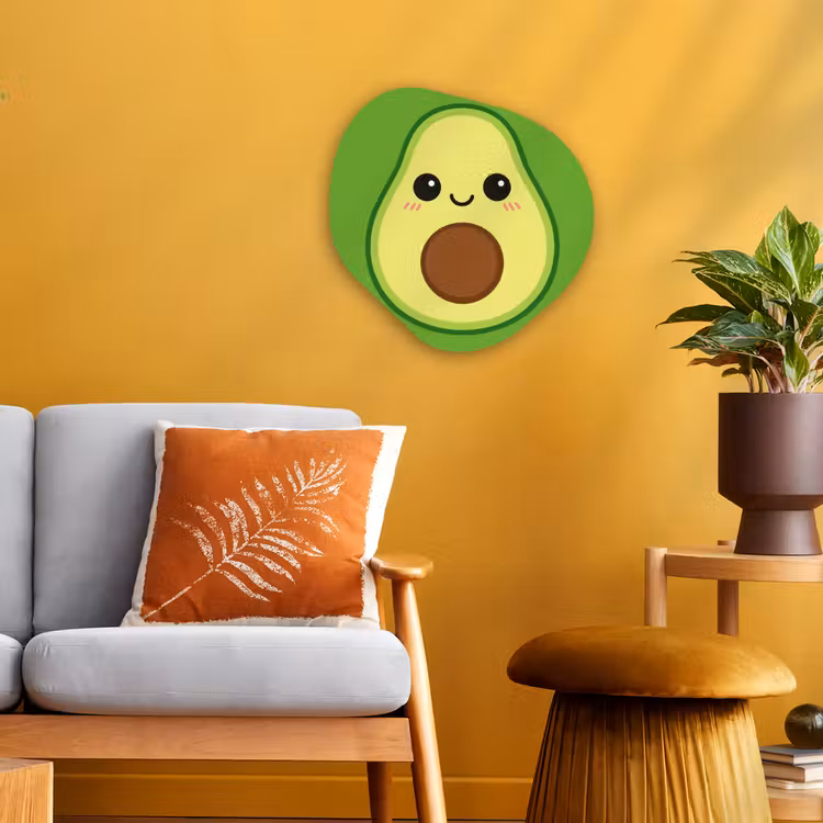 Forme organique - Forex - Avocat - Vert - Ludique — 3
