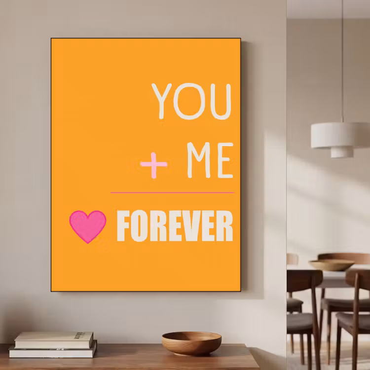 Art Frame - Orange - Amour - Valentin — 3