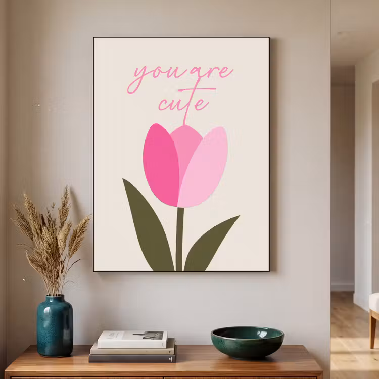 Art Frame - Tulipe - Rose - Valentin - Fleur — 2