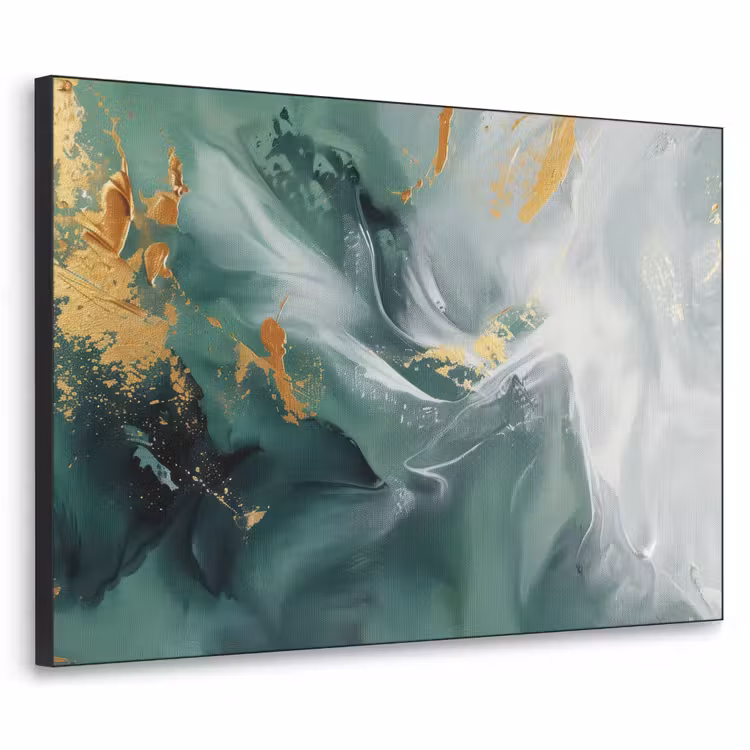 Art Frame - Vert - Moderne - Marbre - Abstrait — 1