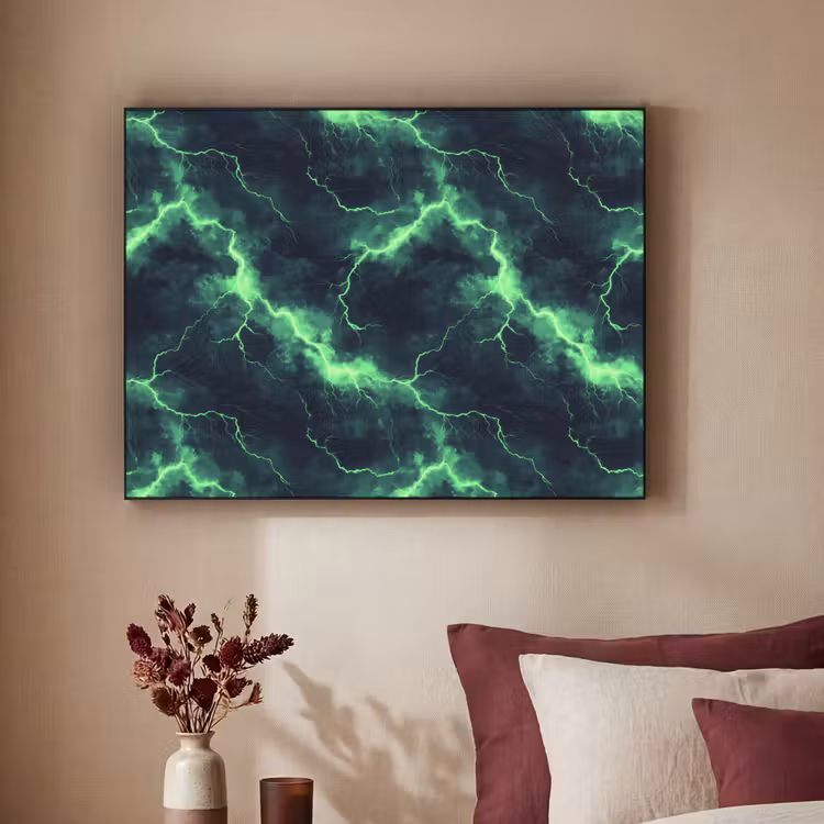 Art Frame - Vert - Eclair - Tempête — 2