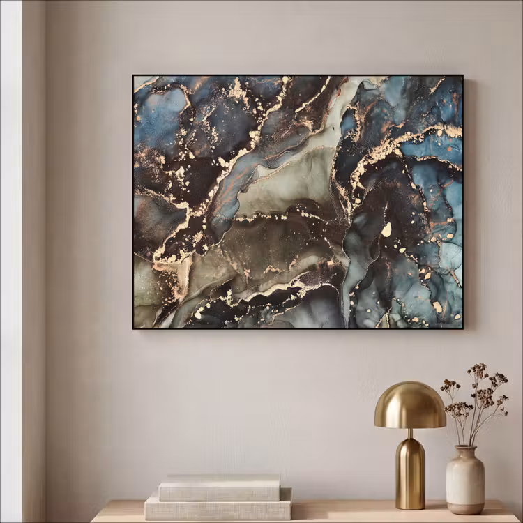 Art Frame - Marbre - Or - Vert — 3