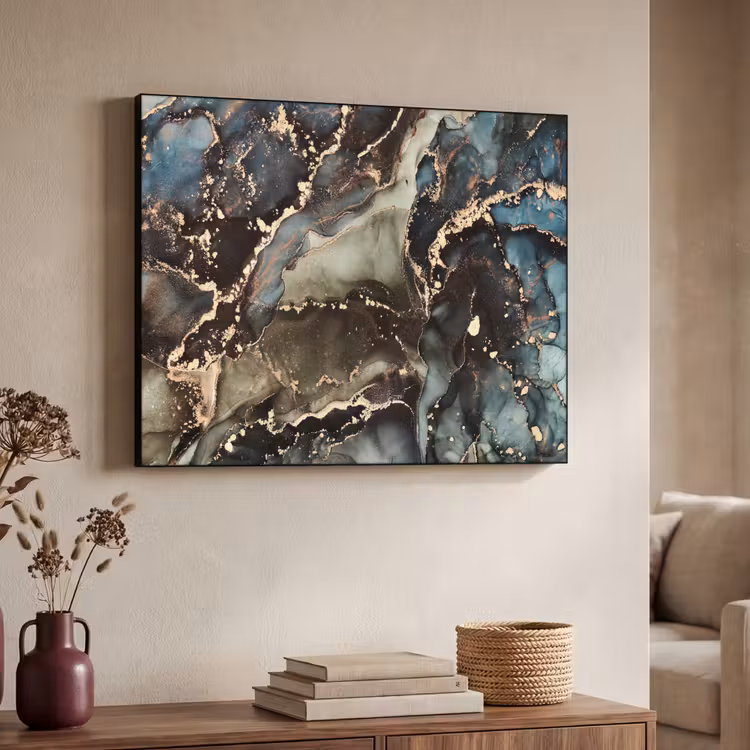 Art Frame - Marbre - Or - Vert — 4