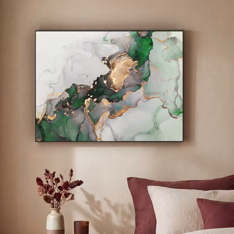 Art Frame - Marbre - Or - Vert - Luxe — 2