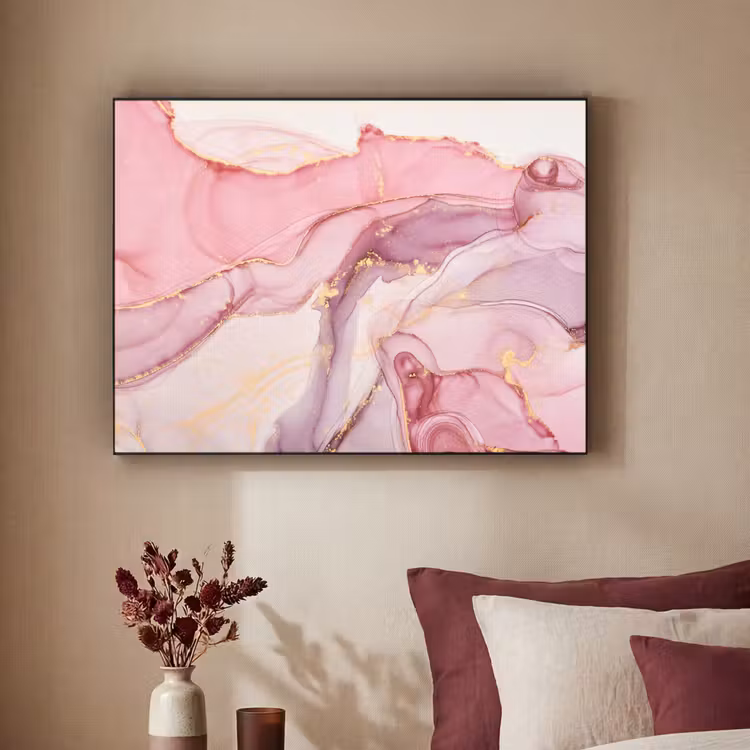 Art Frame - Or - Marbre - Rose — 2