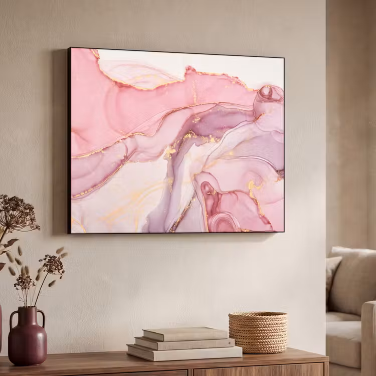 Art Frame - Or - Marbre - Rose — 4