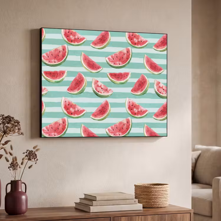 Art Frame - Pastèque - Rayures - Vert — 4
