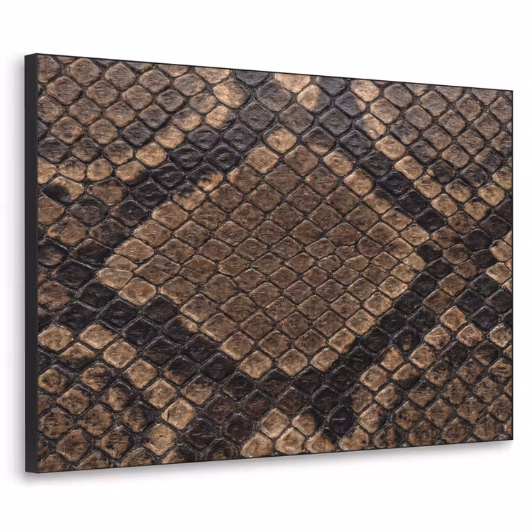 Art Frame - Python - Écailles - Bronze — 1