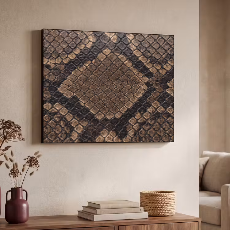 Art Frame - Python - Écailles - Bronze — 4