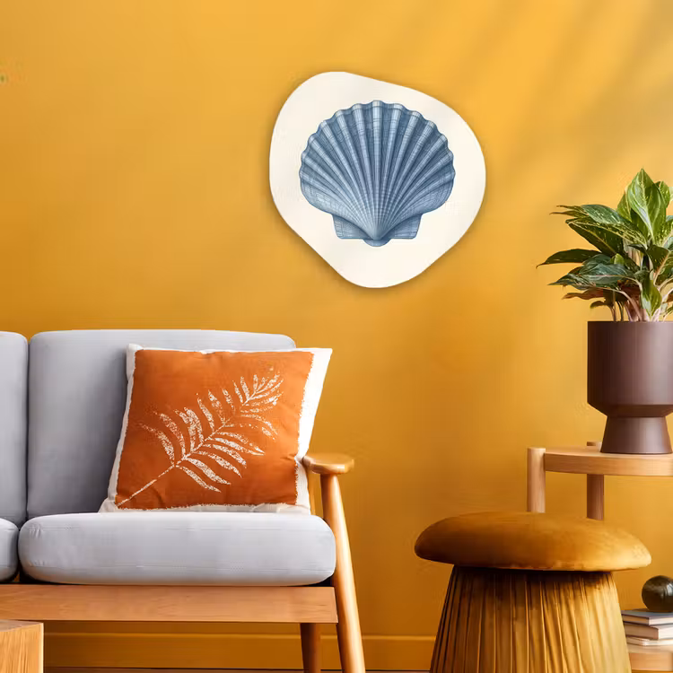Forme organique - Forex - Côtes - Bleu - Coquille — 3