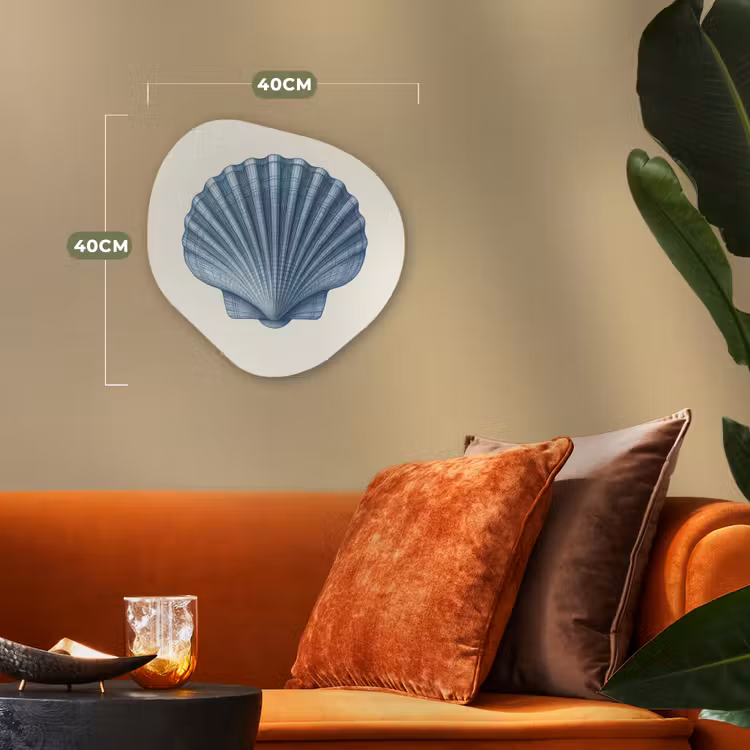 Forme organique - Forex - Côtes - Bleu - Coquille — 4