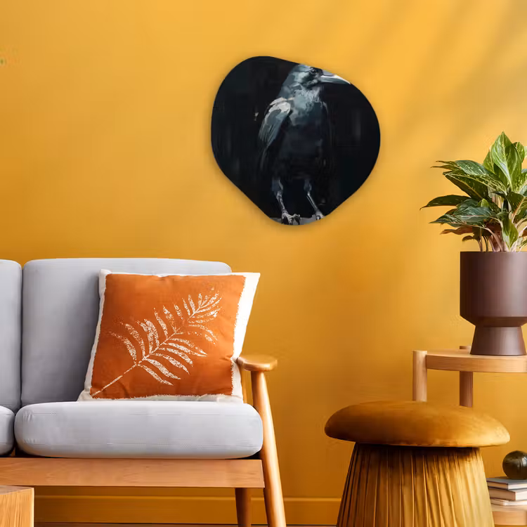 Forme organique - Forex - Corbeau - Oiseaux - Noir — 3