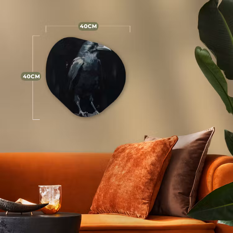 Forme organique - Forex - Corbeau - Oiseaux - Noir — 4