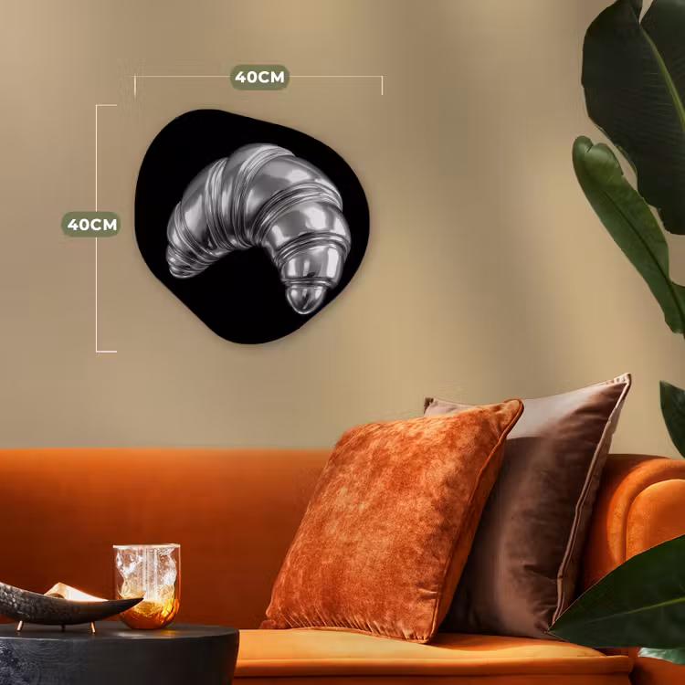 Forme organique - Forex - Croissant - Métal - Argent — 4