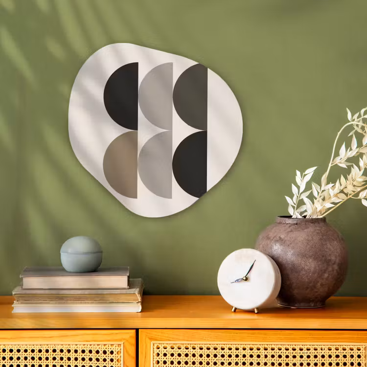 Forme organique - Forex - Demi-cercles - Tons de terre - Graphique — 2
