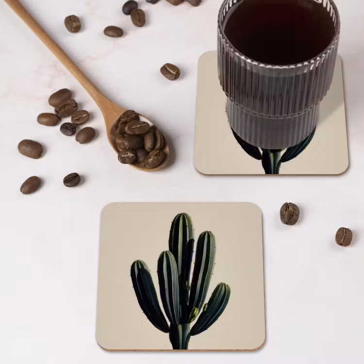 Dessous de verre - Cactus - Subtil - Vert — 4