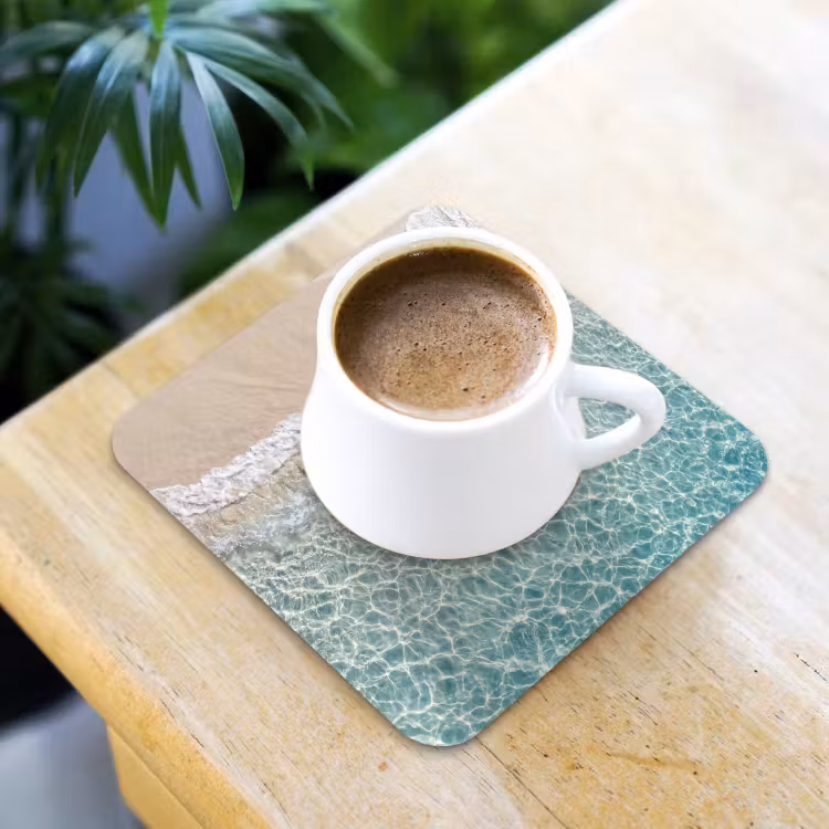 Dessous de verre - Côtière - Sable - Bleue — 3