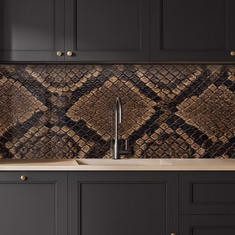 Crédence cuisine - Python - Écailles - Bronze — 5