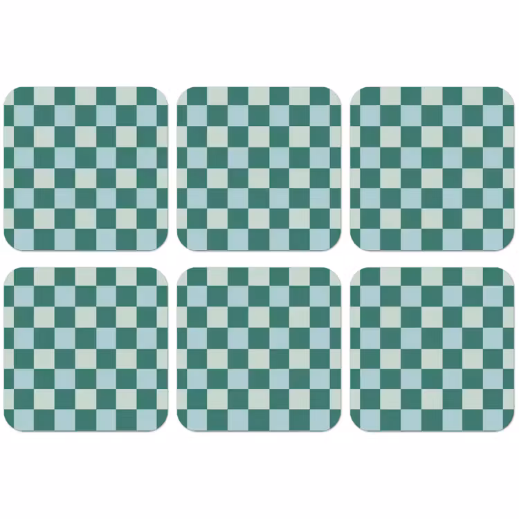 Dessous de verre - Échecs - Classique - Vert — 1