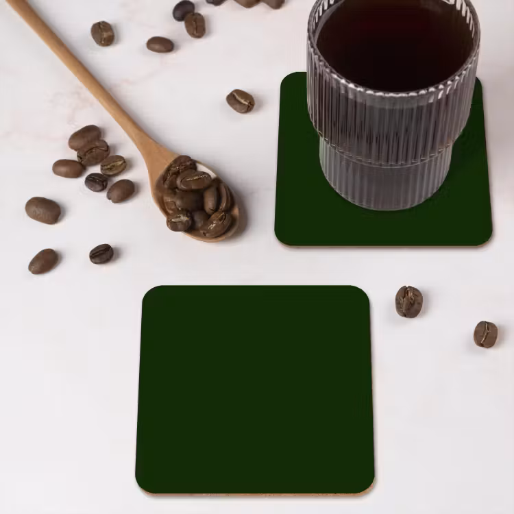Dessous de verre - Forêt - Vert - Vert — 4