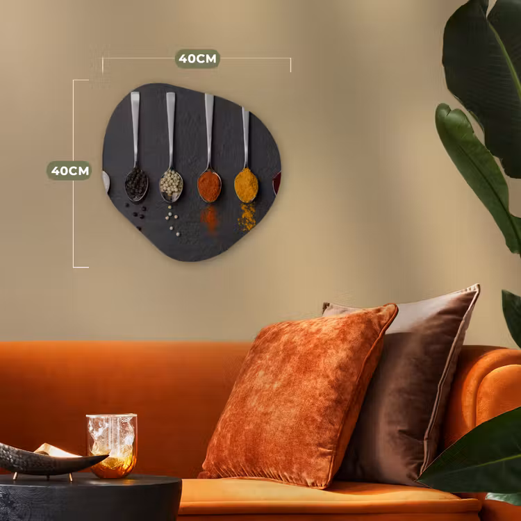 Forme organique - Forex - Épices - Cuillères - Table - Rustique - Épices — 4