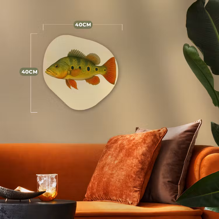 Forme organique - Forex - Écailles - Poisson - Vert - Illustration — 4