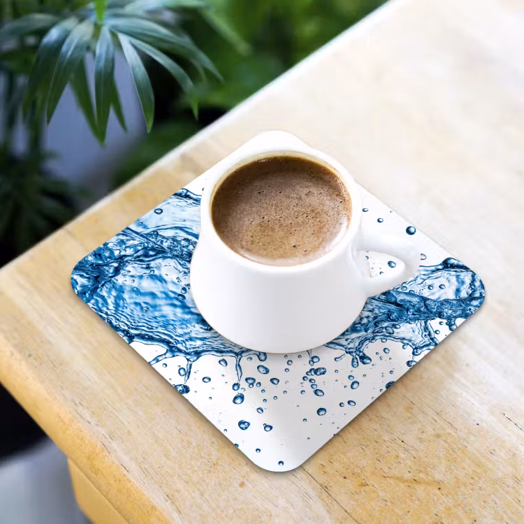Dessous de verre - Spash - Eau - Bleu — 3