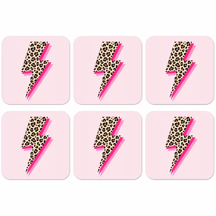 Dessous de verre - Pois - Rose - Eclair — 1