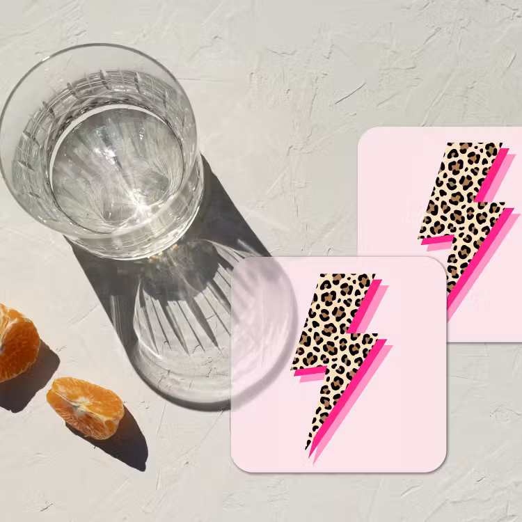 Dessous de verre - Pois - Rose - Eclair — 2