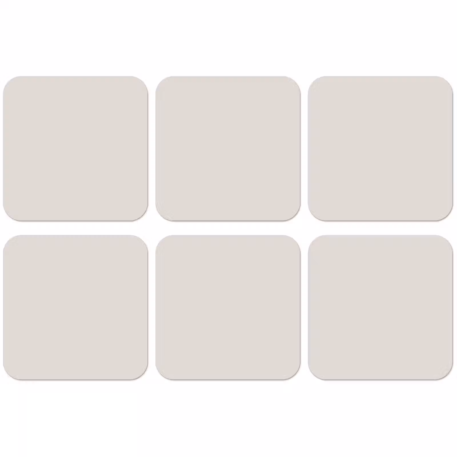 Dessous de verre - Silent - Grès - Gris — 1