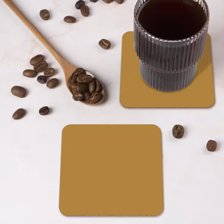 Dessous de verre - Rhythmic - Ocre - Jaune — 4