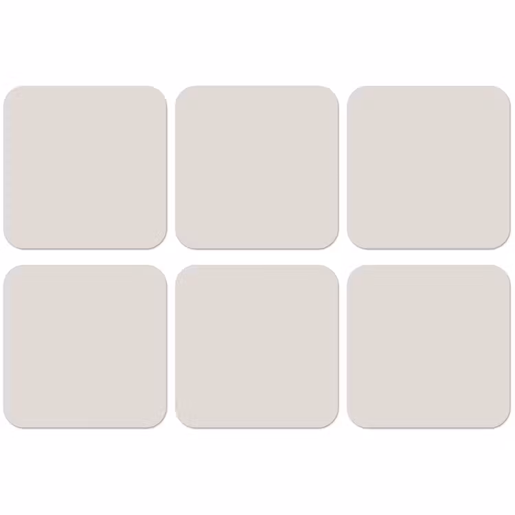 Dessous de verre - Silent - Grès - Gris — 1
